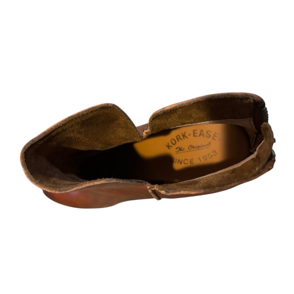Brown Leather Ankle Boots - Picture 9 of 10